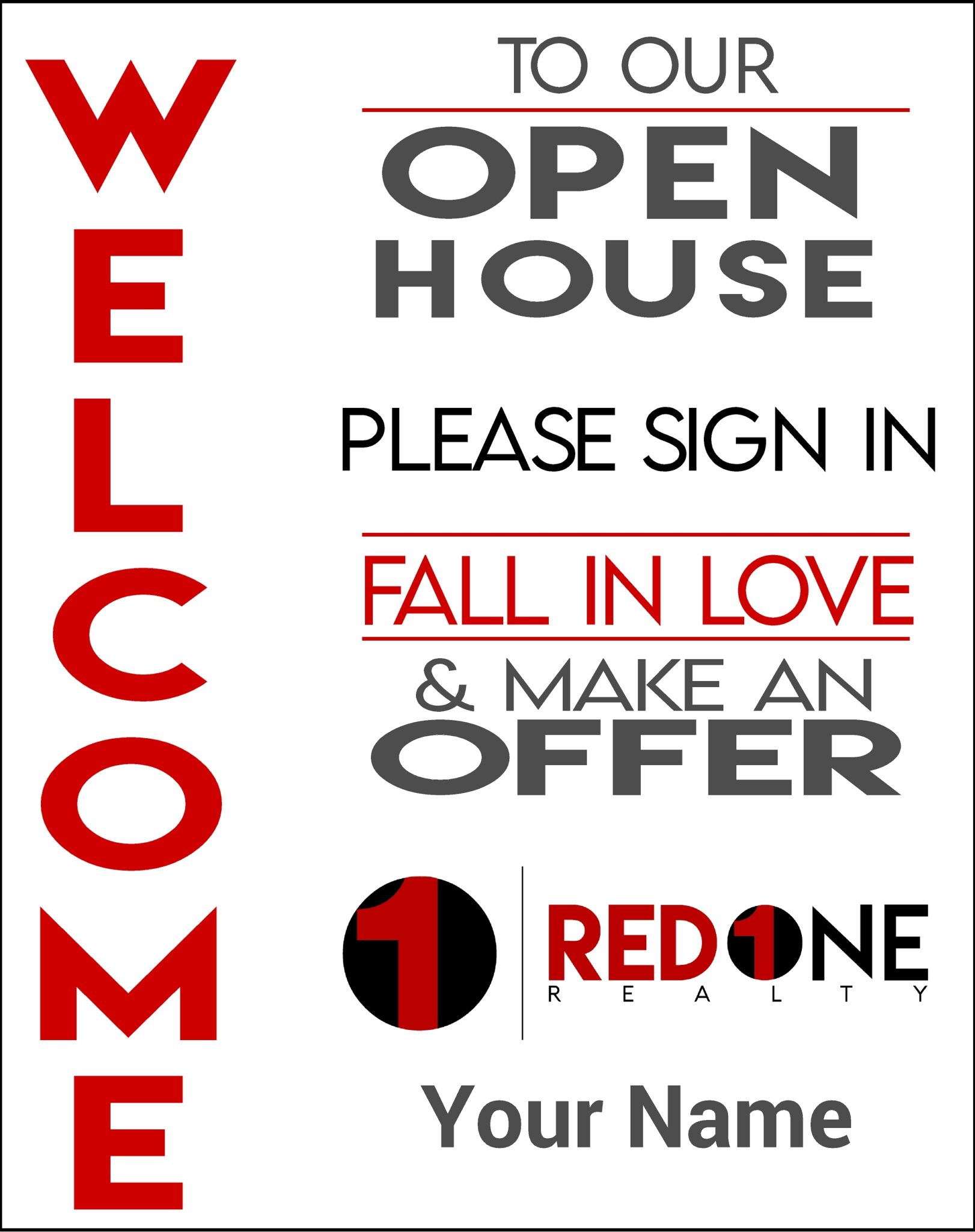 Red 1 Realty - Real Estate Signs and Services